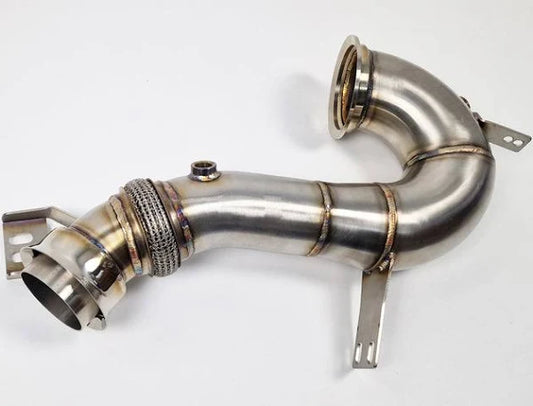 3.5'' Exhaust Catless Downpipe For M256 Engine AMG GT50 GT53 GT43 E53 GLE53 CLS53 GLS53 2018+